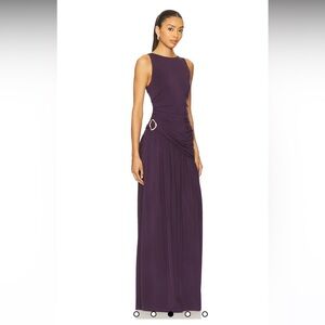 YLLW THE LABEL Plum gown
